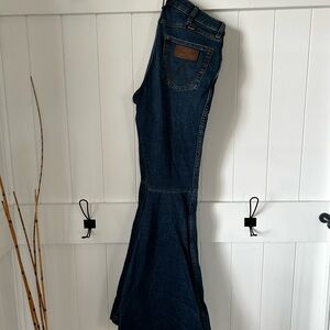 Wrangler Dark Blue Flare Women's Jeans